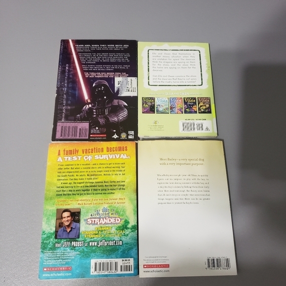 3/$15 kids chapter book lot of 4 books - Picture 7 of 10